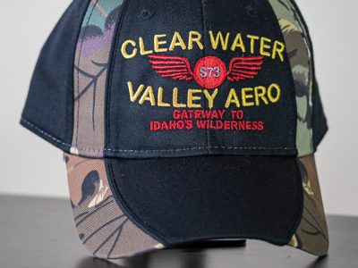 Clearwater Valley Aero Hat-black and camoflage