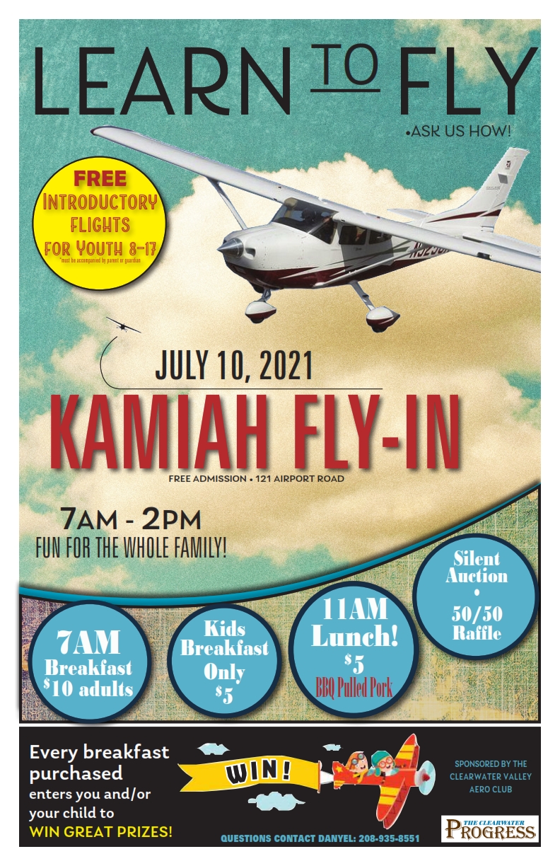Join us for the fun! FlyIn at Kamiah Airport (S73)