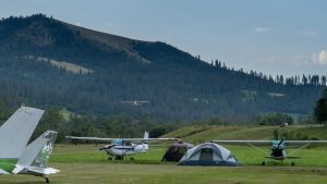 Camp under the wings of your airlane